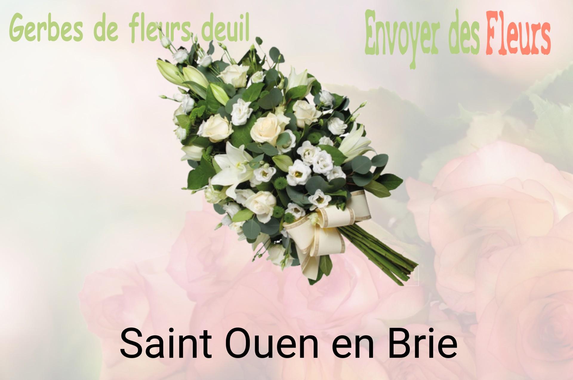 Gerbe de fleurs de deuil livrée à Saint-Ouen-en-Brie